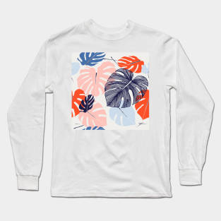 Tropical Plant Design Long Sleeve T-Shirt